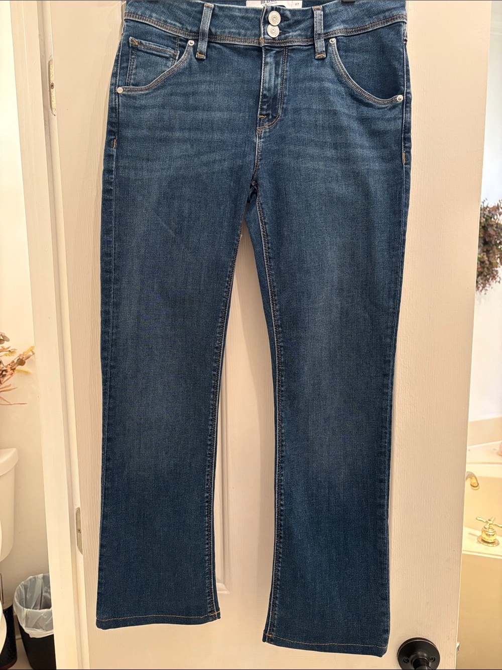 Hudson Jeans Women's Boot Cut Dark Blue Denim